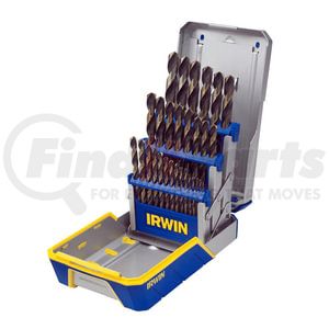 Hanson 3018005 Drill Bit Set 29 Piece Black and Gold Metal Index Drill Bit Set, Black and Gold Oxide