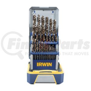 Hanson 3018006B Drill Bit Set 29-Piece TURBOMAX HSS Fractional Jobber Length Drill Bit Set