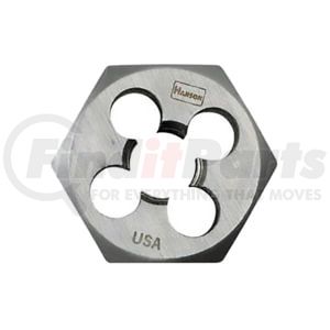 Hanson 9738 Tap and Die Set 10 mm - 1.00, 1" Across Flat, High Carbon Steel, Hexagon Metric Die