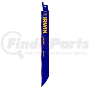 Hanson 372810P5 Reciprocating Saw Blade, Wood & Metal Cutting, 8 Inch, 10 Teeth Per Inch, 5 pack