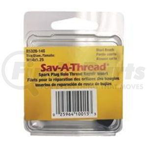 Heli-Coil R5326-14S Spark Plug Thread Repair Kit SAV-A-THREAD Spark Plug Replacement Insert, M14 x 1.25, Short Reach