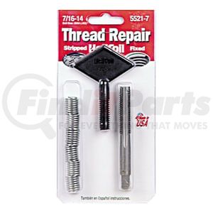 Heli-Coil 5528-5 Thread Repair Tool Set Thread Repair Kit, 5/16-24 UNF Fine Thread, Wire Insert Setup Pack
