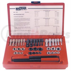 Lang 972 Thread Repair Tool 40 pc. SAE & Metric Thread Restorer Kit