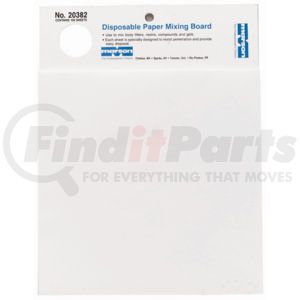 Marson 20382 10" x 13" Disposable Paper Mixing Board