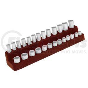 Mechanic's Time Savers 728 Socket Holder Magnetic Black 1/4" Drive Shallow & Deep Socket Holder