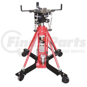 American Forge & Foundry 3102A Transmission Jack 2000 LB Capacity 2 Stage Telescopic Air Assist Transmission Jack, Adjustable