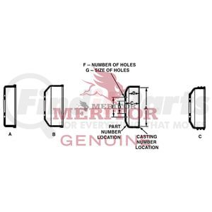 AxleTech 3219Y4549 Brake Drum Brake Drum