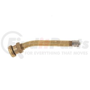 Haltec 80 MS-27 Tire Valve Stem Tire Valve Stem - V3-20-7 TR No., Brass, O-Ring Seal, 27-deg Bend, 9.7 mm Valve Hole