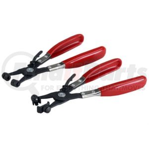 OTC Tools & Equipment 4502 Hose Clamp Pliers 2-Piece Hose Clamp Plier Set, Cross-Slotted & Wide Flat-Band, Ratchet Locking