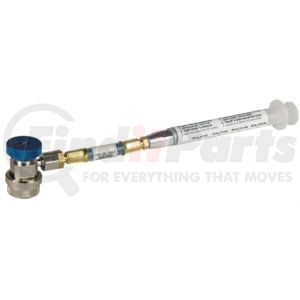 Robinair 18480 A/C System Oil Injector A/C System Oil Injector - PAG, R134A, Syringe-Type, Low-Side Quick Coupler