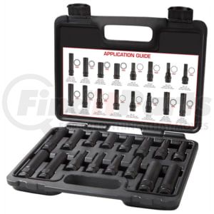 Steelman 78537 Wheel Lug Nut Removal Kit 16 Piece Locking Lug Nut Master Key Set