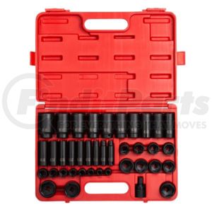 Sunex Tools 2668 Socket Set 39-PC 1/2 in. Drive SAE Master Impact Socket Set with Standard and Deep Sockets in Chrome