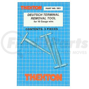 Thexton 583 Deutsch Terminal Release Tool Light Blue Deutsch Terminal Removal Tool for 16-Gauge Wire