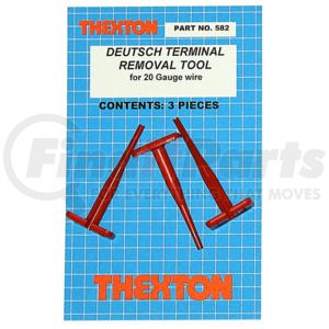 Thexton 582 Deutsch Terminal Release Tool Red Deutsch Terminal Removal Tool for 20-Gauge Wire