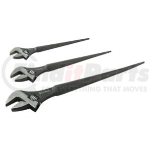 Titan 223 Wrench Set Spud Wrench Set - 8 in./10 in./12 in., Chrome Vanadium Steel, Tapered Handle