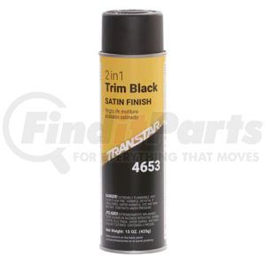 Transtar 4653 2 in 1 Trim Black Satin