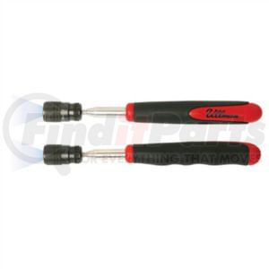 Ullman Devices HTLP-2 Magnetic Pickup Tool LED Lighted Telescoping Magnetic Pick-Up Tool, Lifts 8 lbs, 8 to 32-3/4 Inch