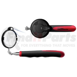 Ullman Devices HTC-2LT Inspection Mirror Round 2-3/8 Inch Telescoping LED Lighted Inspection Mirror, 37-Inch OAL