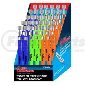 Ullman Devices HT5-30PK Magnetic Pickup Tool 30-Pieces Counter Store Display Pocket Telescopic Magnetic Pick-Up Tools