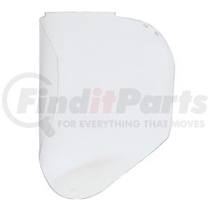 UVEX S8550 Visor - Clear, Uncoated, Polycarbonate, 9-1/2" Height, 0.04" Thickness, 14-1/4" Width