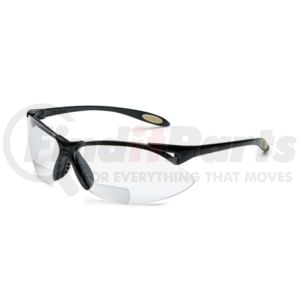UVEX A951 Safety Glasses Reader Magnifiers Safety Glasses, Clear, +2.00 Diopter Lens