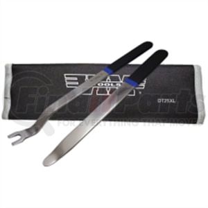 Vim Tools DT25XL Clip Removal Tool 2-Piece Extra Long Door Panel Trim Removal Tool Set 12 In. Stainless Steel