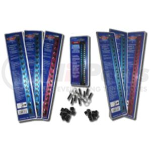 Vim Tools MR16JP Magnetic Tool Holder 10-Piece Master 16 In. Magnetic Tool Rail Jobber Pack Assortment with Moveable Studs