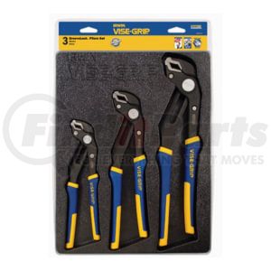 Vise Grip 2078710 3 Piece GrooveLock Pliers Tray Set