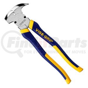 Vise Grip 2078901 Pliers 10-1/4" Fencing Pliers for Metal and Wood Posts, Nickel Chromium Steel, ProTouch Grips