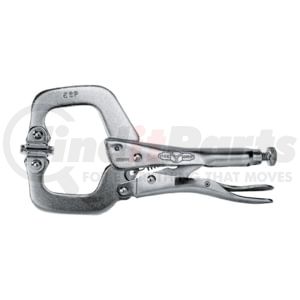Vise Grip 6SP Pliers Swivel Pads C-Jaws Locking Clamp, 2-1/8-Inch Jaw Capacity, Heat-Treated Alloy Steel