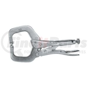 Vise Grip 6R Pliers Fixed Pads C-Jaws Locking Clamp, 2-1/8-Inch Jaw Capacity, Heat-Treated Steel
