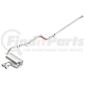 Borla 140504 Exhaust System Kit Cat-Back Exhaust System - S-Type