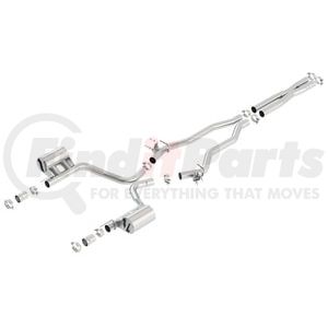 Borla 140675 Exhaust System Kit Cat-Back Exhaust System - ATAK®