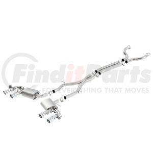 Borla 140726 Exhaust System Kit Cat-Back Exhaust System - S-Type