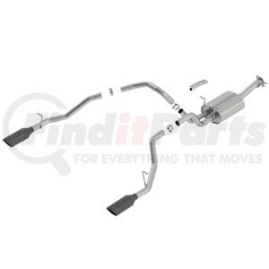 Borla 140758BC Exhaust System Kit Cat-Back Exhaust System - Touring