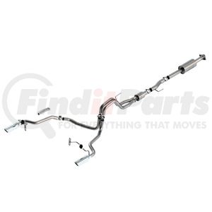 Borla 140866 Exhaust System Kit Cat-Back Exhaust System - S-Type