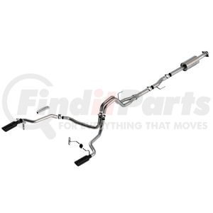 Borla 140863BC Exhaust System Kit Cat-Back Exhaust System - S-Type