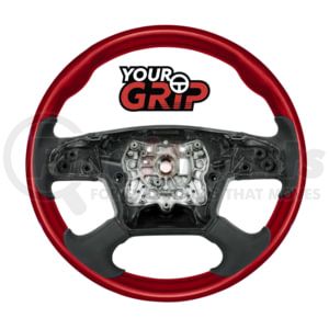 United Pacific 88401 Steering Wheel 18" YourGrip Wood Steering Wheel for 2018-2026 Freightliner Cascadia