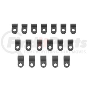 United Pacific 98512 Clamp Assortment 1/8, 3/16, 1/4 Nylon Clamp Assortment Black (18 - Pack)