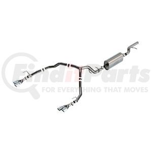 Borla 140856 Exhaust System Kit Cat-Back Exhaust System - Touring