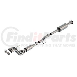 Borla 60731 Exhaust Pipe Mid-Pipe With S-Type Muffler