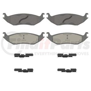 Wagner OEX967AM Disc Brake Pad Set OEX Semi-Met Brake Pad