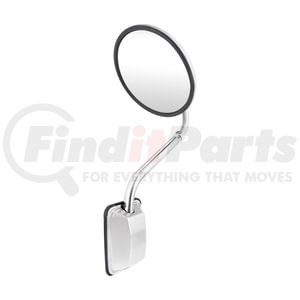 United Pacific 60038 Multi-Purpose Mirror Universal Stainless Steel Pod Mount Convex Mirror