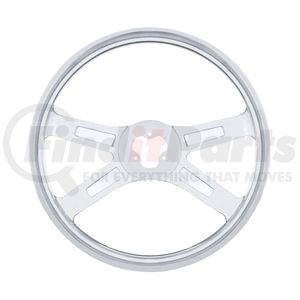 United Pacific 88210 Steering Wheel Steering Wheel - Stainless Steel