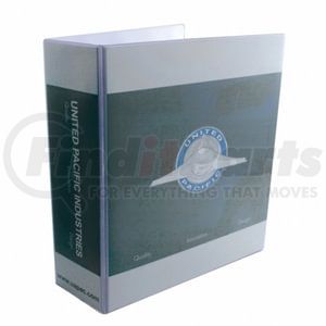 United Pacific 99046 Safety Data Sheet Binder Product Catalog Binder - Deluxe, 3 1/2", for UP Catalogs