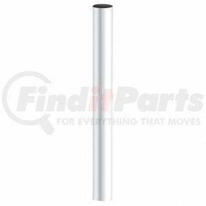 United Pacific S1-5-060 Exhaust Stack Pipe 5" Straight Plain Bottom Exhaust, 60" L