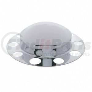 United Pacific 10131 Axle Hub Cover Chrome Dome Front Axle Cover 2PC Kit for 1-1/2" Nut Cover, Steel Wheel (2-Pack)