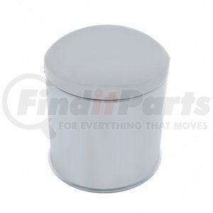 United Pacific 10217 Axle Hub Cover Axle Hub Cover - Axle/Hub High Hat Only, Rear, Chrome, Dome Style