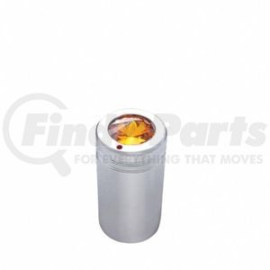 United Pacific 21771 Radio Knob Radio Knob - C.B. Knob, with Amber Diamond