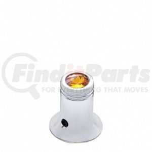 United Pacific 21778 Radio Knob Radio Knob - C.B. Channel Knob, Amber Diamond